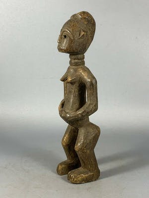 Baule - 201021 - Old and Rare African Baule statue - Iv. Coast. kopen? Bied vanaf 35!