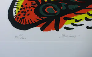 Anton Rooskens - Zeefdruk op papier, Printemps - Ingelijst kopen? Bied vanaf 250!