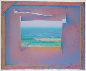 Ger Stallenberg - Zeefdruk, Oceaan - Ingelijst kopen? Bied vanaf 1!