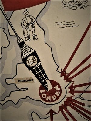 Peter van Reen - Origineel ontwerp voor Affiche "Europa 1 in een verenigde Wereld" gesigneerd kopen? Bied vanaf 40!