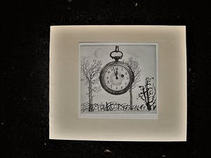 Herman Berserik - persoonlijke Nieuwjaarskaart - droge naald Ets "nov 64 / nieuwjaar 1965" kopen? Bied vanaf 34!