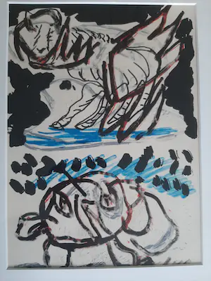 Karel Appel - Animals - originele kleurenlithografie uit luxe editie van Noise - oplage 120 ex kopen? Bied vanaf 180!