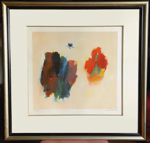 Eugène Brands - Nuages, litho (zeer mooi ingelijst) kopen? Bied vanaf 395!