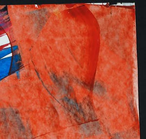 Jan te Wierik - Olieverf op papier, Z.T. Abstracte compositie kopen? Bied vanaf 150!