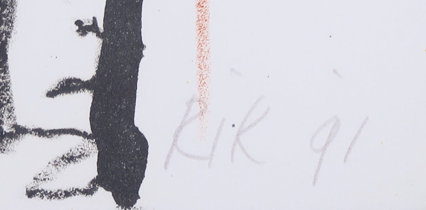 Rik van Iersel - Litho, Zonder titel kopen? Bied vanaf 1!