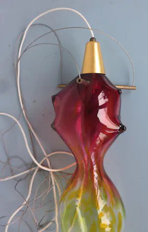 Michel van Overbeeke - Bijzondere lamp van glas / Droomluchter - inclusief boek! kopen? Bied vanaf 500!