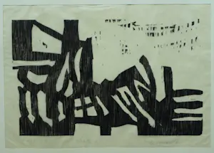 Frits Vanen - 4x Houtsnede , Holland Festival en Theater – 1961 – oplage 15 ex. kopen? Bied vanaf 50!