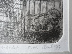 Frits Lindeman - Ets, Titel. " Dag en nacht ". kopen? Bied vanaf 15!