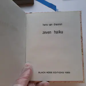 Hans van Draanen - Haiku in duplo kopen? Bied vanaf 60!