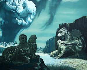 Carel Willink - Litho: De eeuwige schreeuw verkocht voor € 449!