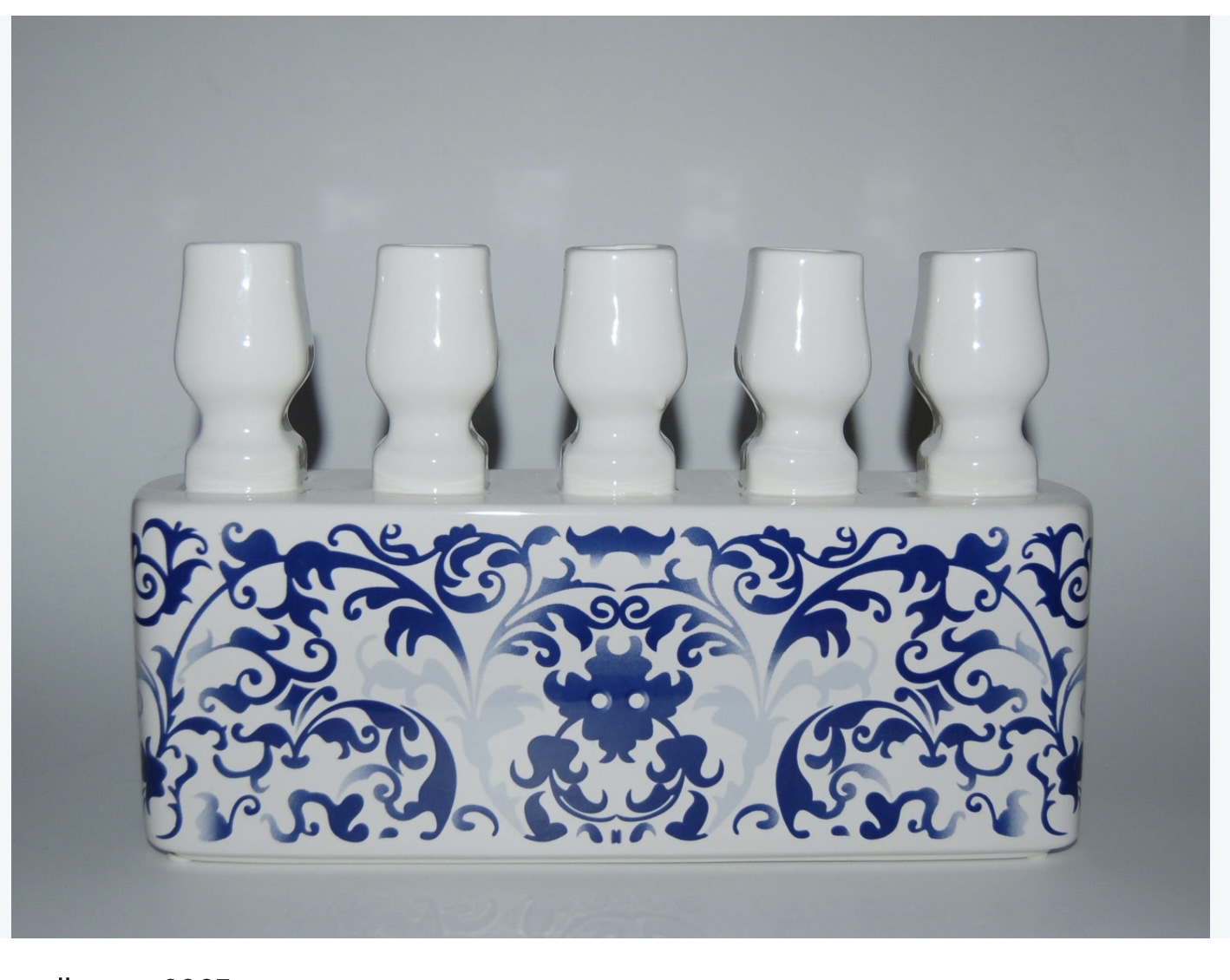 Marcel Wanders - 2 x Tulpenvaas Blue. Per stuk of beide te koop kopen? Bied vanaf 50!