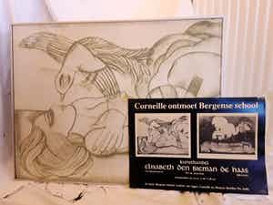 Corneille - E/A 1980 ,titelzie foto,met aanplak biljet van gallerij den verkocht voor € 175!