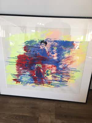 Judith Gor - Kleurenlitho z.t. verkocht voor € 35!