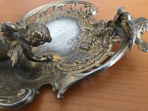 Curiosa - Jugendstil vide poche /visitekaartjes of sieradenschaaltje.WMF as. kopen? Bied vanaf 85!