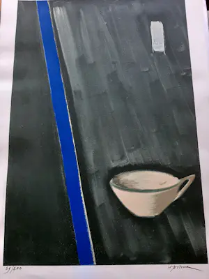 Hannes Postma - zeefdruk, Z.t. (kopje) kopen? Bied vanaf 40!