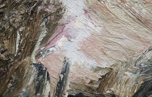 Jan de Beus - Expressionistisch landschap in olieverf op doek, Naar Hobbema - Ingelijst (Groot) kopen? Bied vanaf 850!