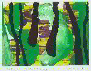 Arhan Gunermengi - Acryl op papier, Abstracte compositie kopen? Bied vanaf 35!