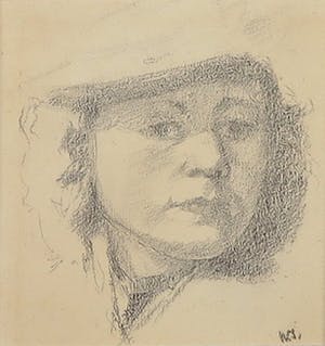 Wim Steijn - Potloodtekening, Portret kopen? Bied vanaf 1!