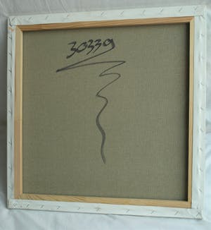 Niet of onleesbaar gesigneerd - Acrylverf op doek, Bootje in de haven kopen? Bied vanaf 10!