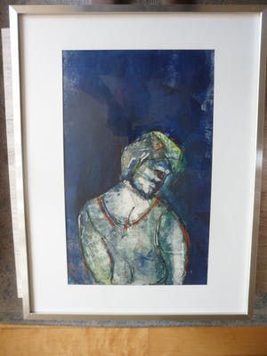 Paul Elshout - Gouache . Titel. Cleo II kopen? Bied vanaf 40!