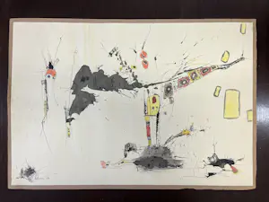 Wim de Haan - Abstracte compositie kopen? Bied vanaf 220!