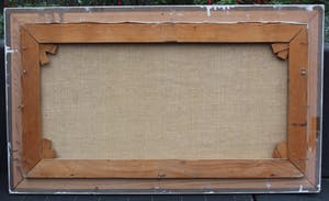 Arnoldus Oldenhave - Olieverf:Prins Hendrikkade met links de St Nicolaaskerk (Amsterdam) - 1958 kopen? Bied vanaf 299!