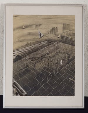 Wim Jonkman - Hindernis - 1982 - oplage 17/100 - Lithografie op papier kopen? Bied vanaf 20!