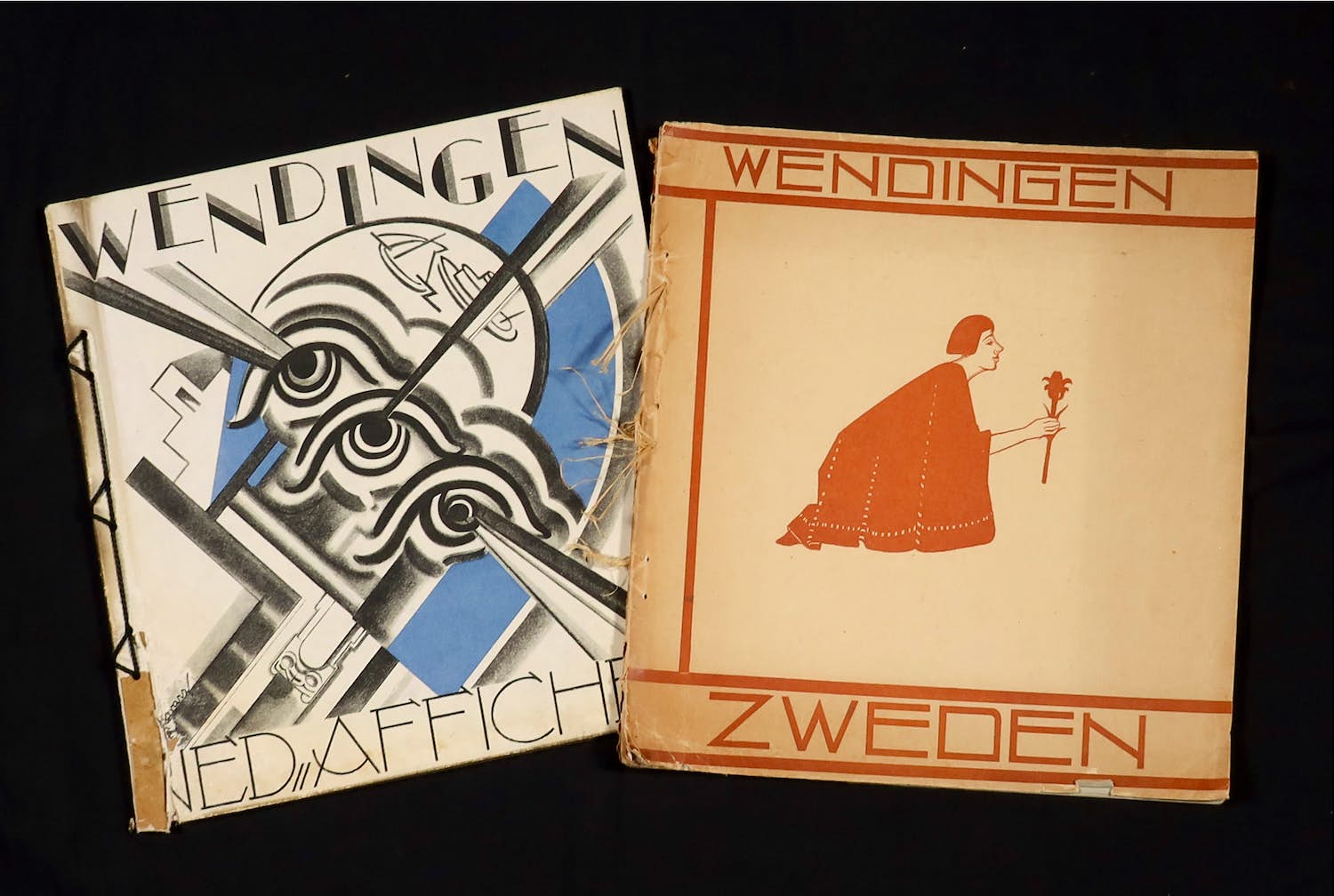 Mommie Schwarz - & Samuel Jessurun de Mesquita - Twee uitgaves van 'De Wendingen' kopen? Bied vanaf 70!