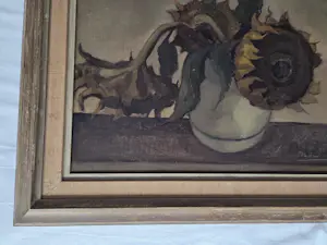 Kees Verhoeven - Zonnebloemen. Stilleven. kopen? Bied vanaf 59!