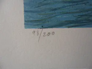 Rolf RAFFLEWSKI - Litho, kleurenlitho getiteld "La Rochelle" kopen? Bied vanaf 40!