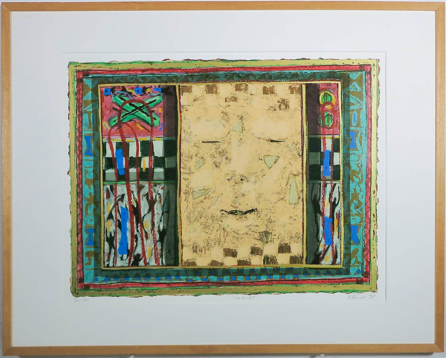 Eric Toebosch - Zeefdruk, Inzicht - Ingelijst (glasplaat ontbreekt) kopen? Bied vanaf 50!