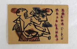 Corneille - ZEER zeldzaam - Het eerste grafische werk van Corneille: Meilleurs Voeux kopen? Bied vanaf 500!