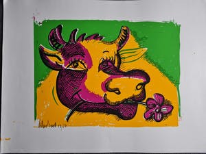 Peter Klashorst - Lot van 4 zeefdrukken - gesigneerd kopen? Bied vanaf 1!