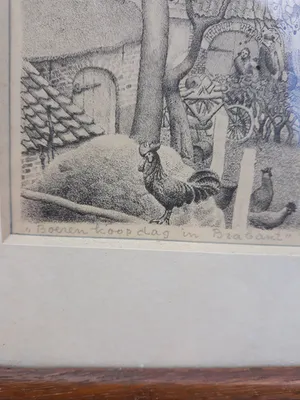 Jan Strube - Boerenkoopdag in Brabant 1941 kopen? Bied vanaf 50!