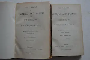 Antiquarisch Boek - Charles Darwin; The variation of animals and plants. In 2 delen compleet! kopen? Bied vanaf 150!