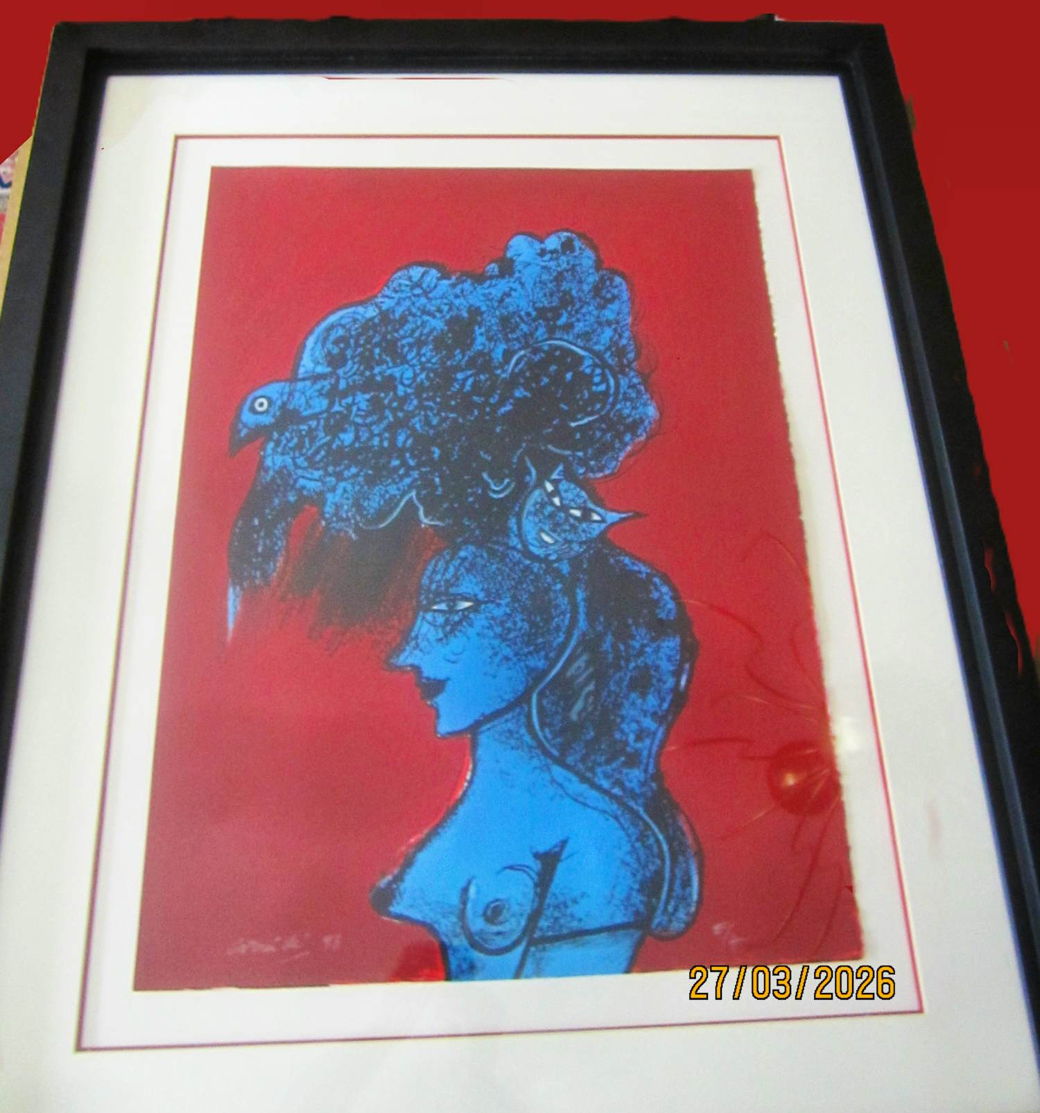 Corneille - Naakt met vogel en kat kopen? Bied vanaf 300!