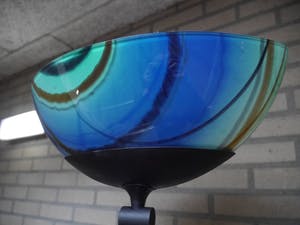 Niet of onleesbaar gesigneerd - fraaie lamp van italiaans design kopen? Bied vanaf 10!