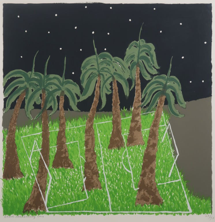 Rhani Mohabiersing - Rhani Mohabiersing: Tweeluik: 2x Litho, Z.T. - Ingelijst kopen? Bied vanaf 40!