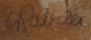 Liesbeth Rahder - Zeefdruk, Zonder titel - Ingelijst kopen? Bied vanaf 35!