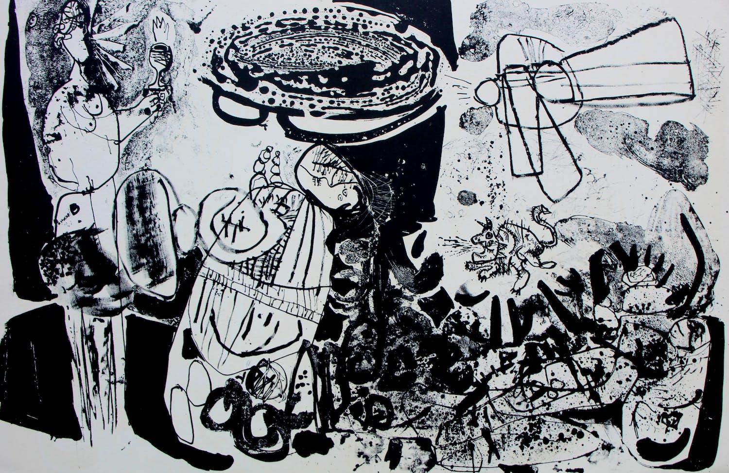 Lucebert - 10 litho's en 10 gedichten: lithologie - 1959 verkocht voor € 375!