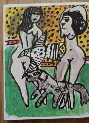 Corneille - Gesigneerde zeefdruk (1975) + boek: Journal de la Tour Diario de la Torre '73 kopen? Bied vanaf 275!