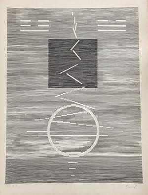 Michel Seuphor - Gesigneerde zeefdruk - 1984 - HC kopen? Bied vanaf 75!