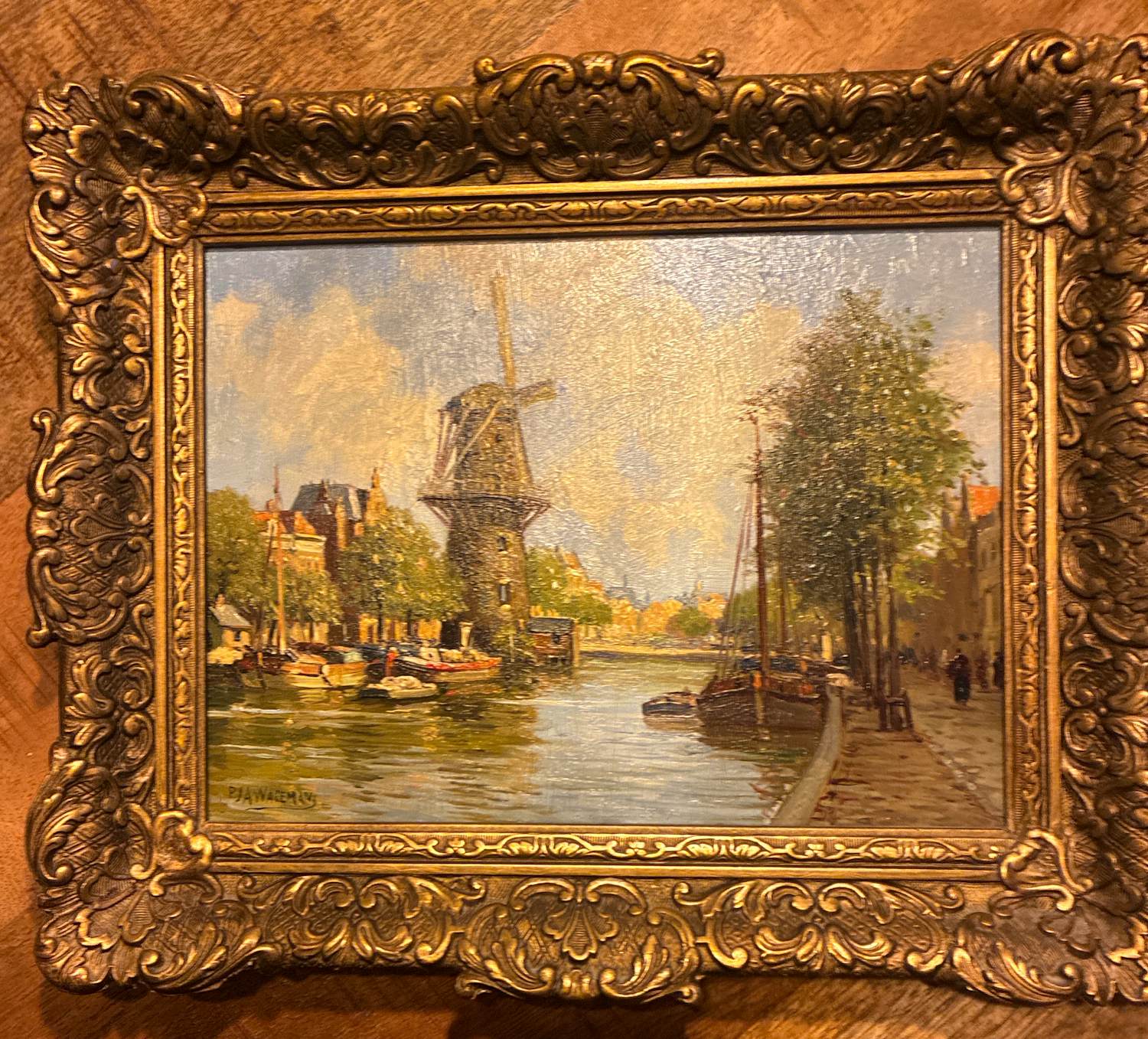 Pieter Wagemans - Romantic city scape kopen? Bied vanaf 175!