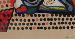 Hugo Claus - aquarel kopen? Bied vanaf 300!