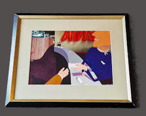 Mavis Smith - Amerikaanse schilder, auteur en illustrator - gem. techniek "AVIS" in lijst kaufen? Bieten Sie von 370!