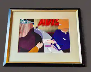 Mavis Smith - Amerikaanse schilder, auteur en illustrator - gem. techniek "AVIS" in lijst kaufen? Bieten Sie von 370!