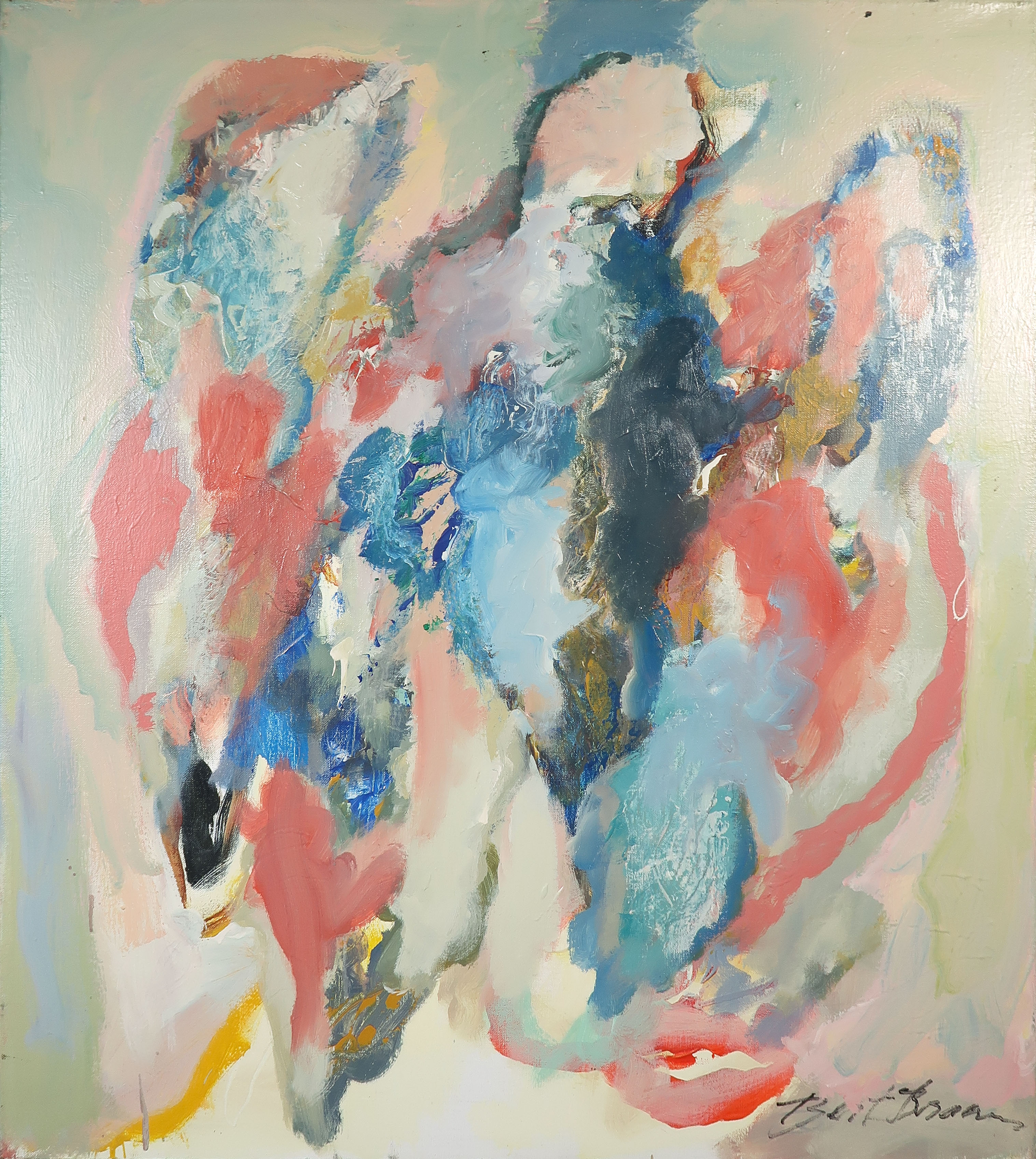 Bert Braam - Acryl op doek, Droomvogel (Groot) verkocht voor € 200!