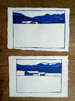 Reiner Wagner - Zwei Landschaften kopen? Bied vanaf 70!