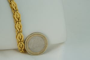 1908 - Geel gouden collier kopen? Bied vanaf 1500!