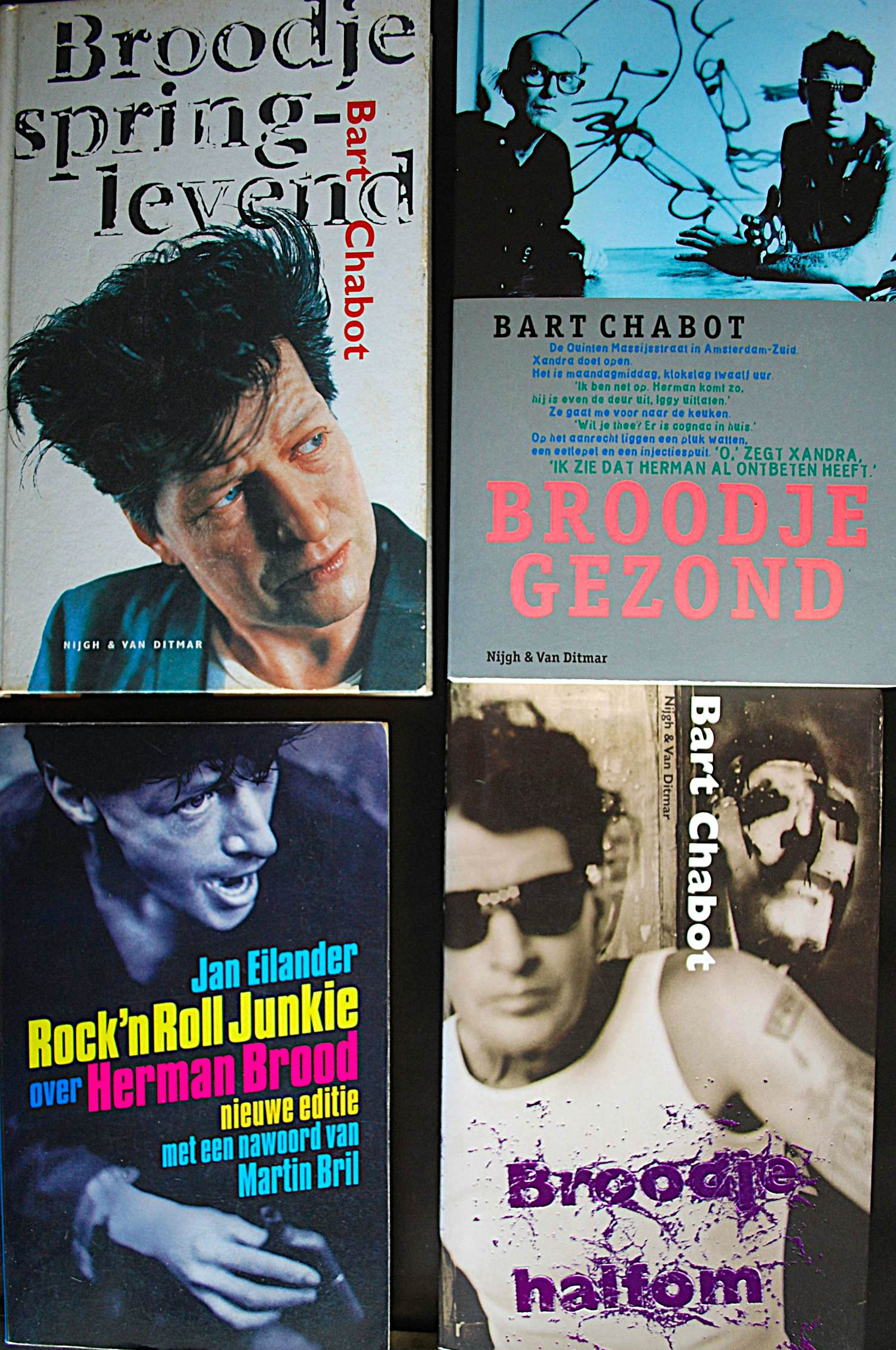 Herman Brood - 4 boeken kopen? Bied vanaf 10!